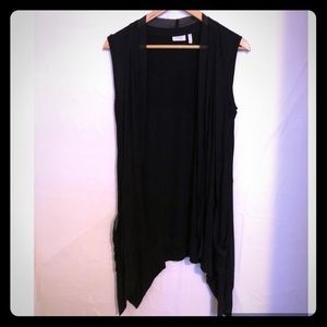 LOGO black vest/sleeveless shirt